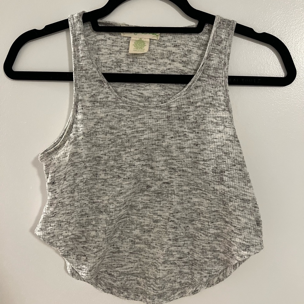 Urban Outfitters heather grey crop top